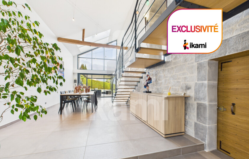 Exclusivité, demeure de caractère 430 m2, vue exceptionnelle & fort potentiel, aux portes de Voiron