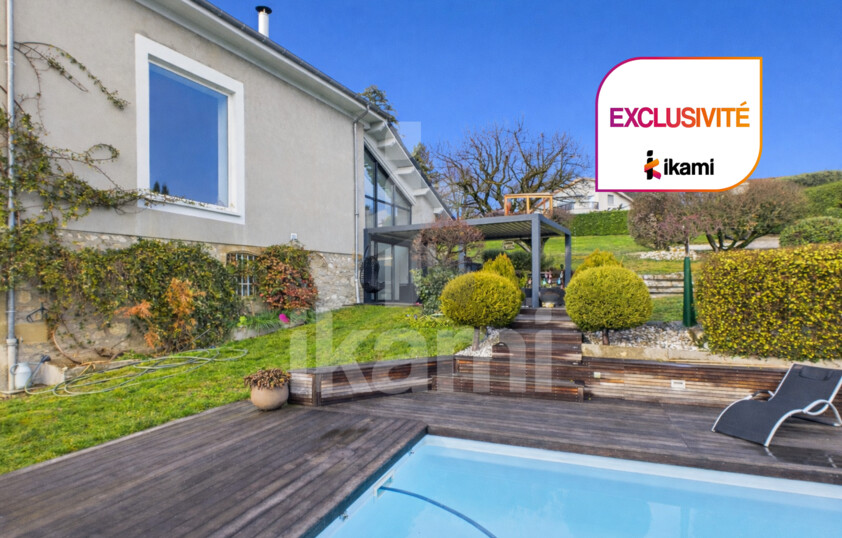 Exclusivité, demeure de caractère 430 m2, vue exceptionnelle & fort potentiel, aux portes de Voiron