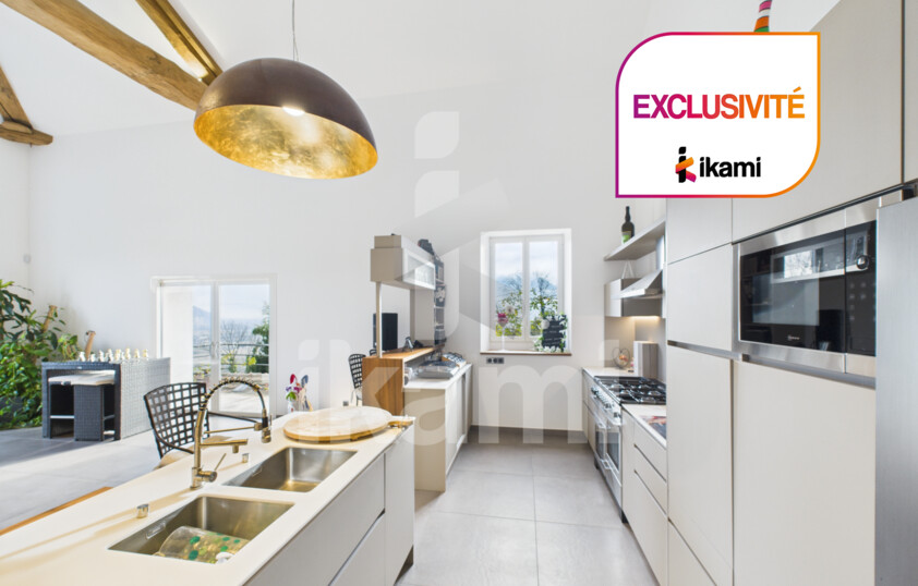 Exclusivité, demeure de caractère 430 m2, vue exceptionnelle & fort potentiel, aux portes de Voiron