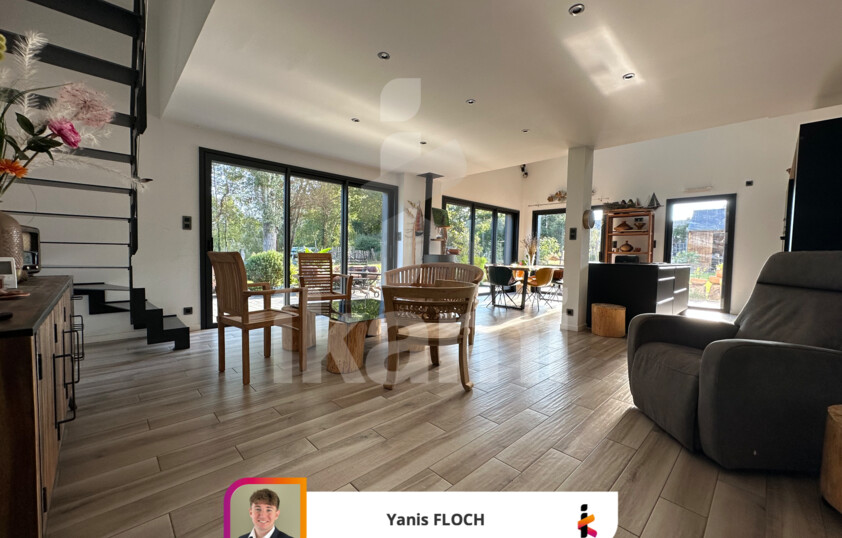 Magnifique contemporaine sur une grande parcelle à Saint-Armel