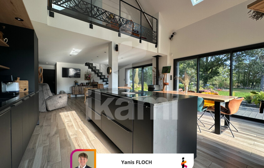 Magnifique contemporaine sur une grande parcelle à Saint-Armel