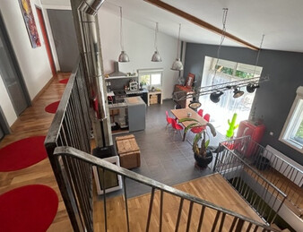 Maison en pierres type loft