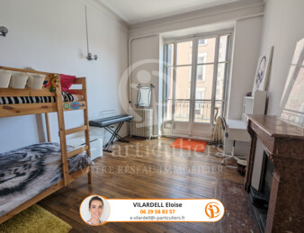 Beau T3 ancien de 70m2 balcon