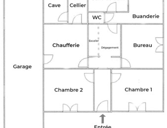 À Saint-Aignan, maison 6 pièces au calme