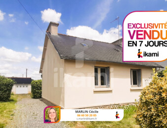Maison rénovée de 3 pièces, vie de plain-pied