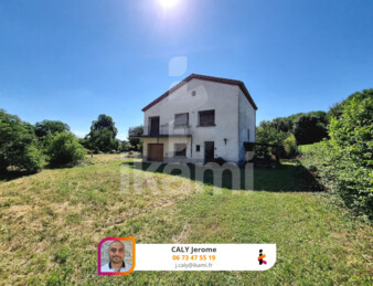 Maison de 100m2 habitables à rénover sur un terrain constructible de 1400m2