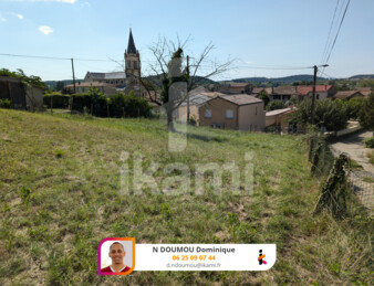 Clérieux terrain à batir de 782m2