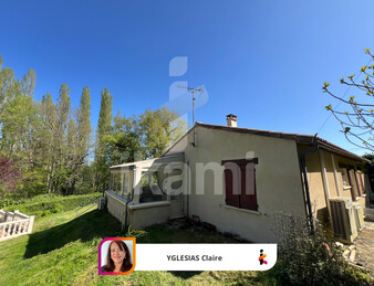 MAISON DE PLAIN-PIED DANS UN CADRE IDYLLIQUE