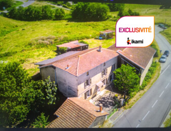 Corps de ferme individuel exposé plein sud de 135 m2