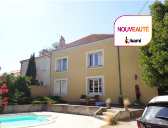 MONTELIMAR - Quartier St James - Maison ancienne (1880) avec jardin et piscine