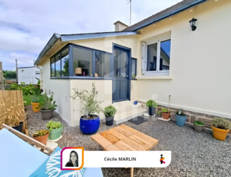 Maison rénovée de 3 pièces, vie de plain-pied