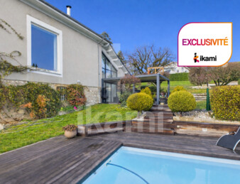 Exclusivité, demeure de caractère 430 m2, vue exceptionnelle & fort potentiel, aux portes de Voiron