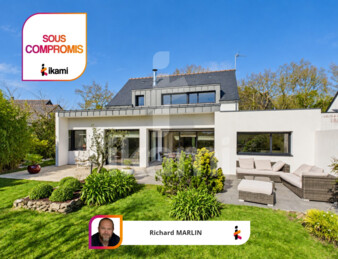 Villa contemporaine Ploemeur, Lomener et Plage à 5mn, Pompe à Chaleur