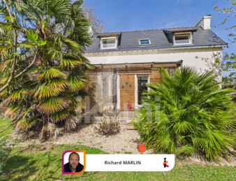 Maison 101m2 vie de plain-pied, 3 chambres. au calme entre Névez et Pont-Aven