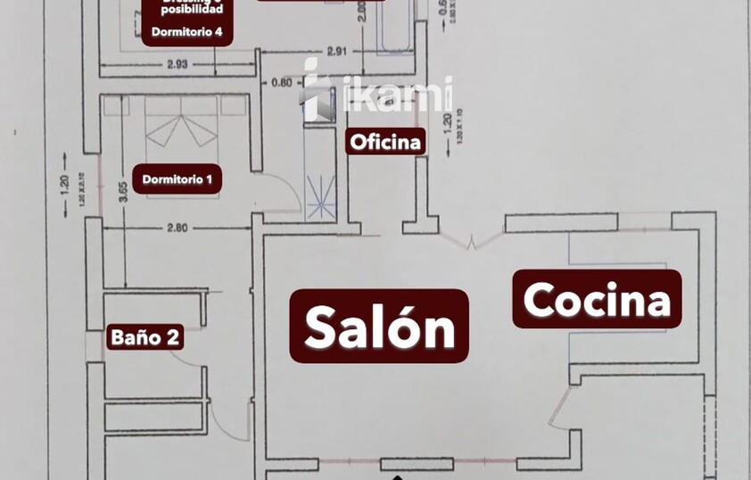 Casa de una planta con vistas increíbles al mar y la montaña